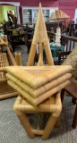 BAMBOO CHAIR & OTTOMAN