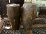 2 WOOD DRUMS