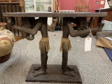 AFRICAN ART TABLE
