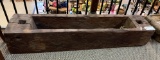 WOOD WATER TROUGH