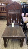 2 WOOD CHAIRS