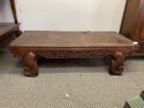 WOOD CARVED TABLE