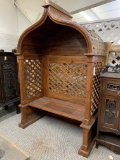 COPPER TOP BIRD CAGE STYLE BENCH