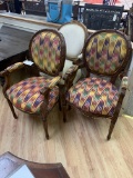 LOT OF 3 ARMED CHAIRS