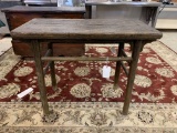 WOOD CONSOLE TABLE