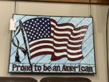 POUD TO BE AN AMERICAN STAINED GLASS