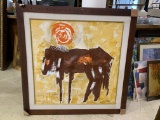 LOT OF 3 PICTURES ON CANVAS