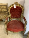 VICTORIA STYLE GOLD GILDED CHAIR