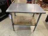 2 SHELF STAINLESS TABLE