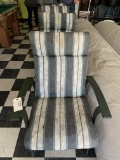 SET OF 4 ALUMINUM PATIO CHAIRS