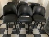 6 RESTUARANT STYLE BAR STOOLS