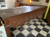WOOD CARVED COUNTER
