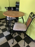 BAR HEIGHT TABLE & 2 STOOLS