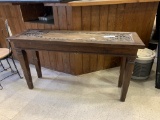 WOOD CARVED SOFA TABLE