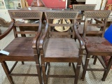 4 OVERSIZED BAR STOOLS