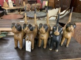 LOT OF WOOD CATS