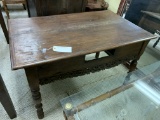 WOOD CARVED CENTER TABLE