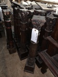 MIXED LOT OF TABLE LEGS & WOOD TRIM