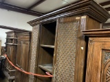 3 WOOD CABINETS WITH PANEL DOORS