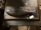 WOOD FISH PLAQUE
