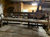 WOOD CARVED BENCH