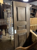 PAIR OF WOOD PANEL DOORS