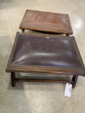 PAIR OF FGOOT STOOLS