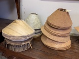LOT OF LAMP SHADES