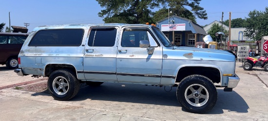 1989 GMC Suburban SLE 4x4 VIN 7887