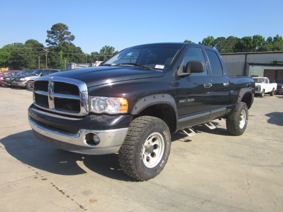 2002 Dodge Ram 1500 SLT 4x4 VIN 3278