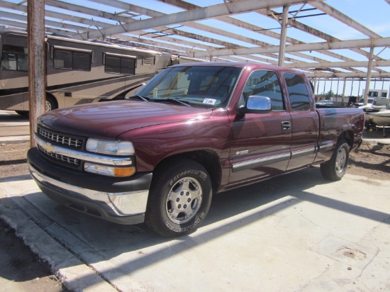 2001 Chevrolet 1500 LS Ext Cab VIN 4238