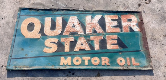 Quaker State Sign 70" x 34"