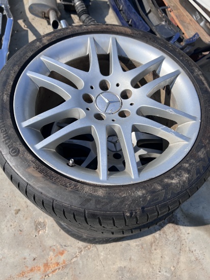 Set of 4 Mercedes Wheels & Tires
