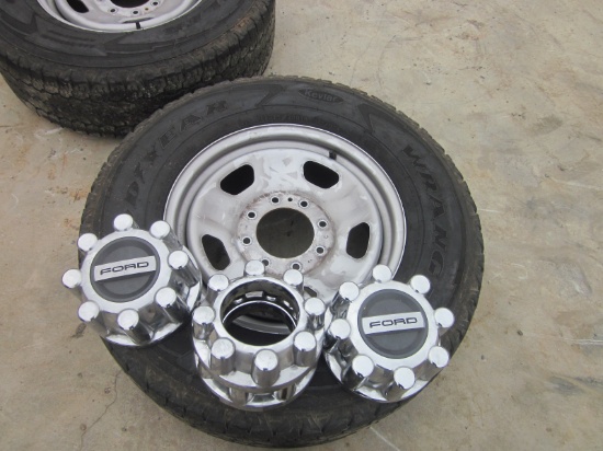 Set of 4 Ford Wheels & Tires 8 Lug