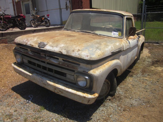 1961 Ford F100 Truck VIN 1657