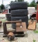 Mixed Lot: Car Ramps/(4)tires/saw