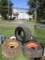 Skidsteer Tires (5) / Rims (4)