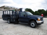 2001 Ford F550 Tire Boom Truck VIN 3438