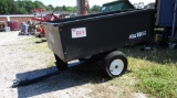 Blue Hawk 10cu. ft steel yard trailer