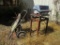 Mixed Lot: Torch cart, grill, chairs (2)