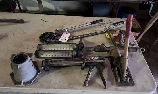 Mixed Lot: Tubing bender/thermometers/etc