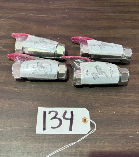 (4) 1" Ball Valves (Hy-Lok)