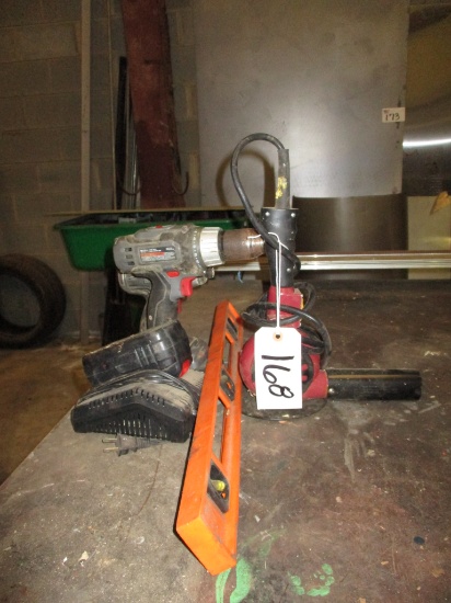 Porter Cable Impact Drill/Battery/charger/heatgun