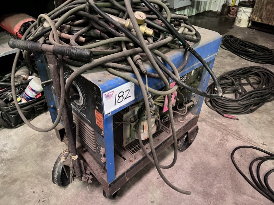 Miller Welding machine with assorted leads