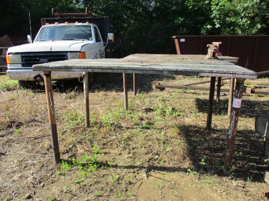 46"x72" Shop Table with Rigid vise