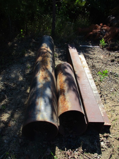 Mixed Lot: 15" Pipe & Square Tubing