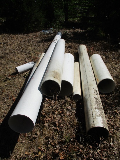 Assorted PVC pipe (10" & 12")