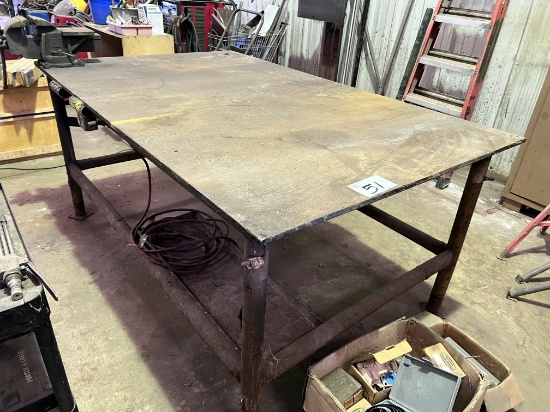 Shop Table with Vise