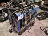 Miller Welding machine with assorted leads