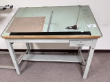 Drafting Table with Stool